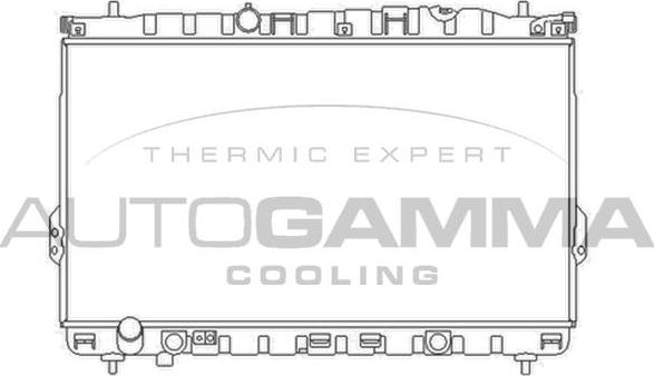 Autogamma 103362 - Радіатор, охолодження двигуна autozip.com.ua