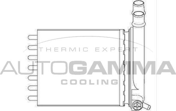 Autogamma 103227 - Теплообмінник, опалення салону autozip.com.ua