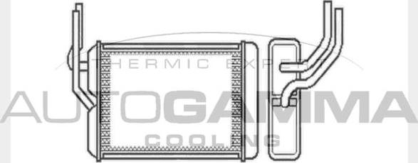 Autogamma 102465 - Теплообмінник, опалення салону autozip.com.ua