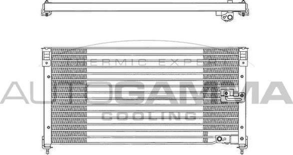 Autogamma 102659 - Конденсатор, кондиціонер autozip.com.ua
