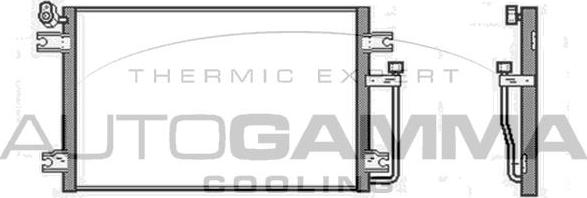 Autogamma 102796 - Конденсатор, кондиціонер autozip.com.ua