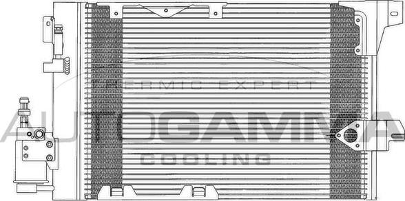 Autogamma 102734 - Конденсатор, кондиціонер autozip.com.ua