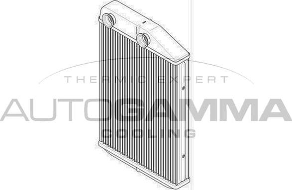 Autogamma 107089 - Теплообмінник, опалення салону autozip.com.ua