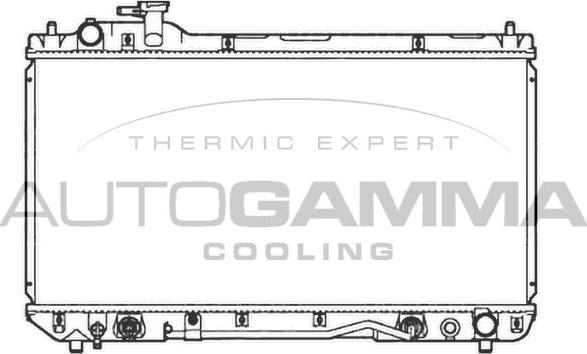 Autogamma 107189 - Радіатор, охолодження двигуна autozip.com.ua