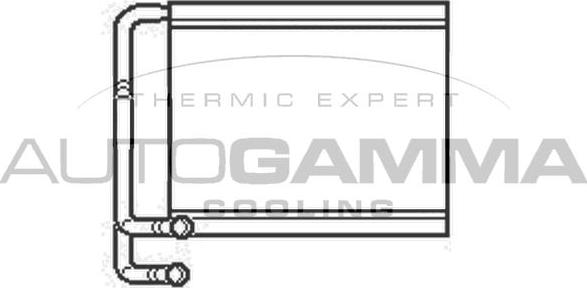 Autogamma 107264 - Теплообмінник, опалення салону autozip.com.ua