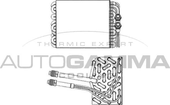 Autogamma 112024 - Випарник, кондиціонер autozip.com.ua