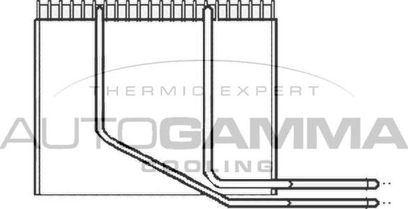 Autogamma 112189 - Випарник, кондиціонер autozip.com.ua