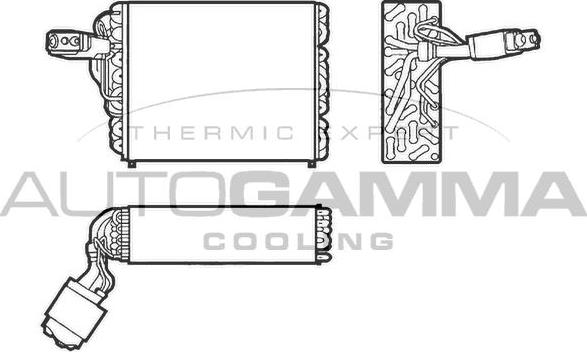 Autogamma 112207 - Випарник, кондиціонер autozip.com.ua