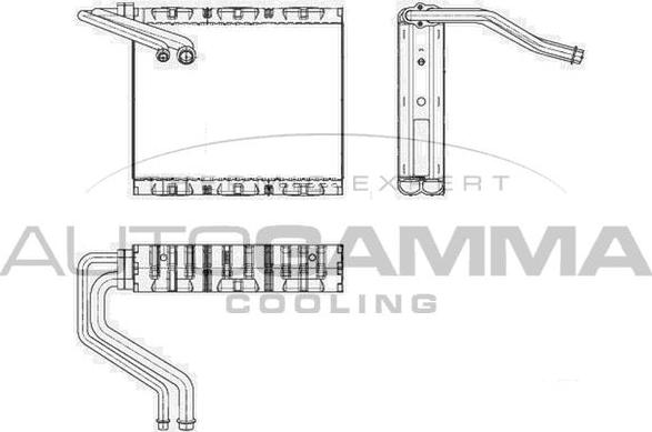 Autogamma 112222 - Випарник, кондиціонер autozip.com.ua