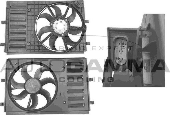 Autogamma GA221022 - Вентилятор, охолодження двигуна autozip.com.ua