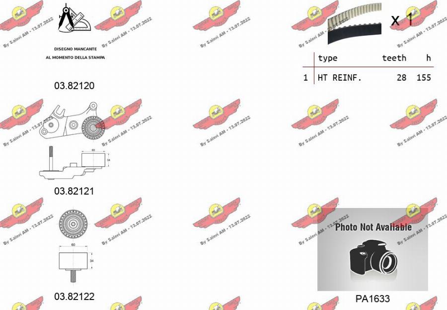 Autokit 04.5481PA - Водяний насос + комплект зубчатого ременя autozip.com.ua