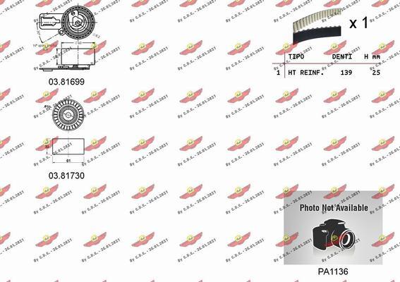 Autokit 04.5358PA - Водяний насос + комплект зубчатого ременя autozip.com.ua