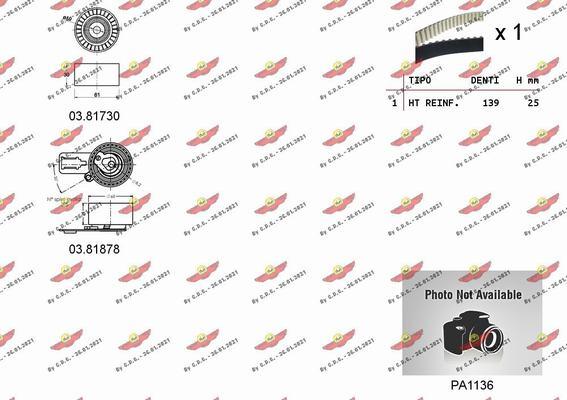 Autokit 04.5365PA - Водяний насос + комплект зубчатого ременя autozip.com.ua