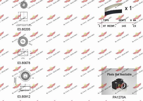 Autokit 04.5291PA - Водяний насос + комплект зубчатого ременя autozip.com.ua