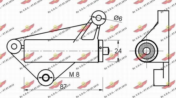 Autokit 03.80413 - Успокоитель, зубчастий ремінь autozip.com.ua