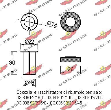 Autokit 03.80693 - Натягувач ременя, клинові зуб. autozip.com.ua