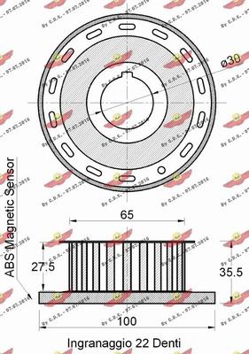 Autokit 03.81999 - Шестерня, колінчастий вал autozip.com.ua