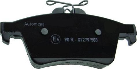 Automega 120072210 - Гальмівні колодки, дискові гальма autozip.com.ua