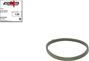 Automega 274716310 - Прокладка, корпус впускного колектора autozip.com.ua