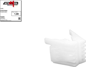Automega 274727910 - Пружина, педаль зчеплення autozip.com.ua
