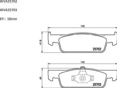 Automotor France ABP2581 - Гальмівні колодки, дискові гальма autozip.com.ua