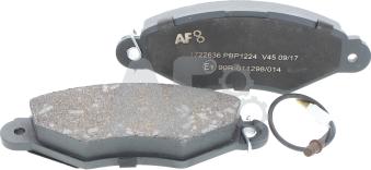 Automotor France PBP1224 - Гальмівні колодки, дискові гальма autozip.com.ua