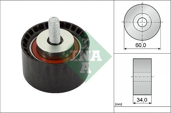 Autoteam AA1287 - Паразитний / Провідний ролик, зубчастий ремінь autozip.com.ua