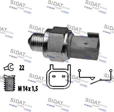 Autoteam C234253 - Датчик, контактний перемикач, фара заднього ходу autozip.com.ua