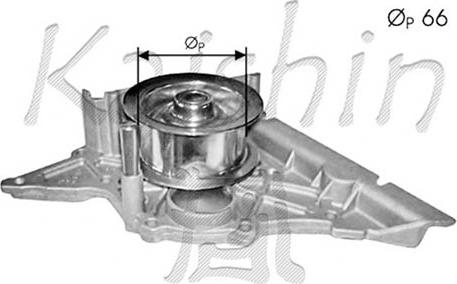 Autoteam WPA381 - Водяний насос autozip.com.ua