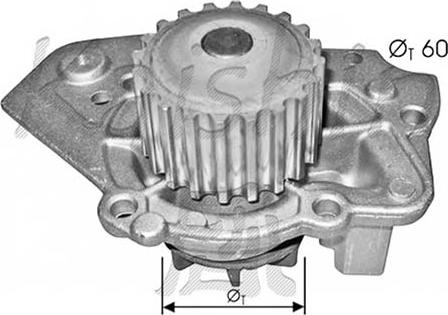 Autoteam WPA374 - Водяний насос autozip.com.ua