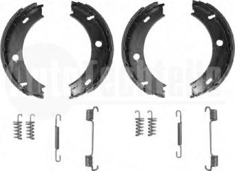 AUTOTECHTEILE 100 4259 - Комплект гальм, ручник, парковка autozip.com.ua