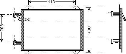 Ava Quality Cooling AI 5193 - Конденсатор, кондиціонер autozip.com.ua