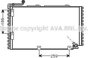 AVA AI 5107 - Конденсатор, кондиціонер autozip.com.ua