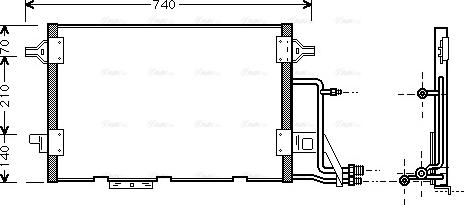 AVA AI 5137 - Конденсатор, кондиціонер autozip.com.ua