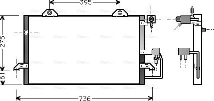 Ava Quality Cooling AI 5121 - Конденсатор, кондиціонер autozip.com.ua