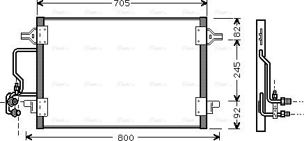 AVA AI 5175 - Конденсатор, кондиціонер autozip.com.ua