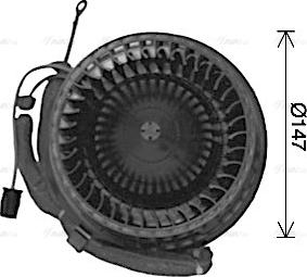 Ava Quality Cooling AI8425 - Вентилятор салону autozip.com.ua