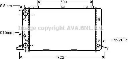 FPS 12 A409-X - Радіатор, охолодження двигуна autozip.com.ua