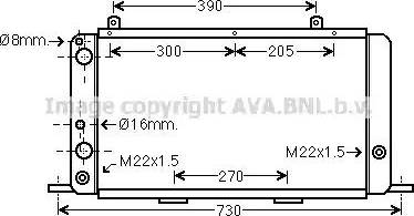 Ava Quality Cooling AI 2025 - Радіатор, охолодження двигуна autozip.com.ua