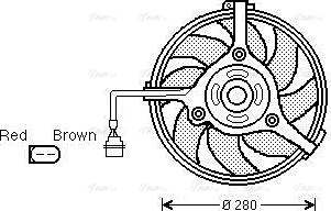 Ava Quality Cooling AI 7510 - Вентилятор, охолодження двигуна autozip.com.ua