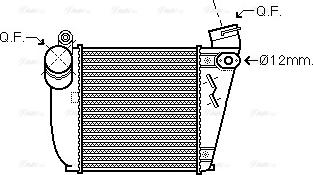 Ava Quality Cooling AIA4354 - Интеркулер autozip.com.ua