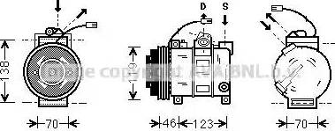 Ava Quality Cooling AI K015 - Компресор, кондиціонер autozip.com.ua