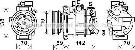 Ava Quality Cooling AIK402 - Компресор, кондиціонер autozip.com.ua