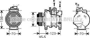 Ava Quality Cooling AI K281 - Компресор, кондиціонер autozip.com.ua