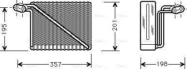 Ava Quality Cooling AI V148 - Випарник, кондиціонер autozip.com.ua