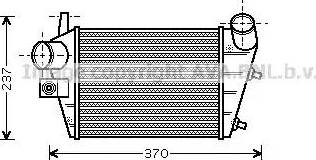 Ava Quality Cooling AL 4085 - Интеркулер autozip.com.ua