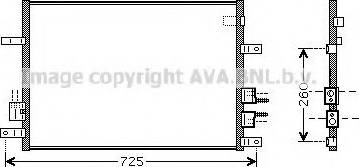 Ava Quality Cooling AL 5097 - Конденсатор, кондиціонер autozip.com.ua