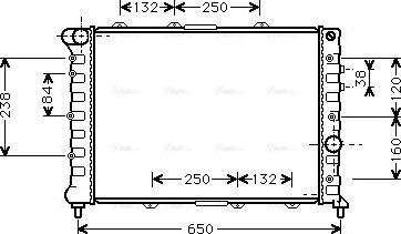 Ava Quality Cooling ALA2057 - Радіатор, охолодження двигуна autozip.com.ua