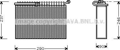 Ava Quality Cooling AL V022 - Випарник, кондиціонер autozip.com.ua