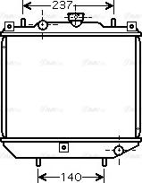 Ava Quality Cooling AM 2001 - Радіатор, охолодження двигуна autozip.com.ua